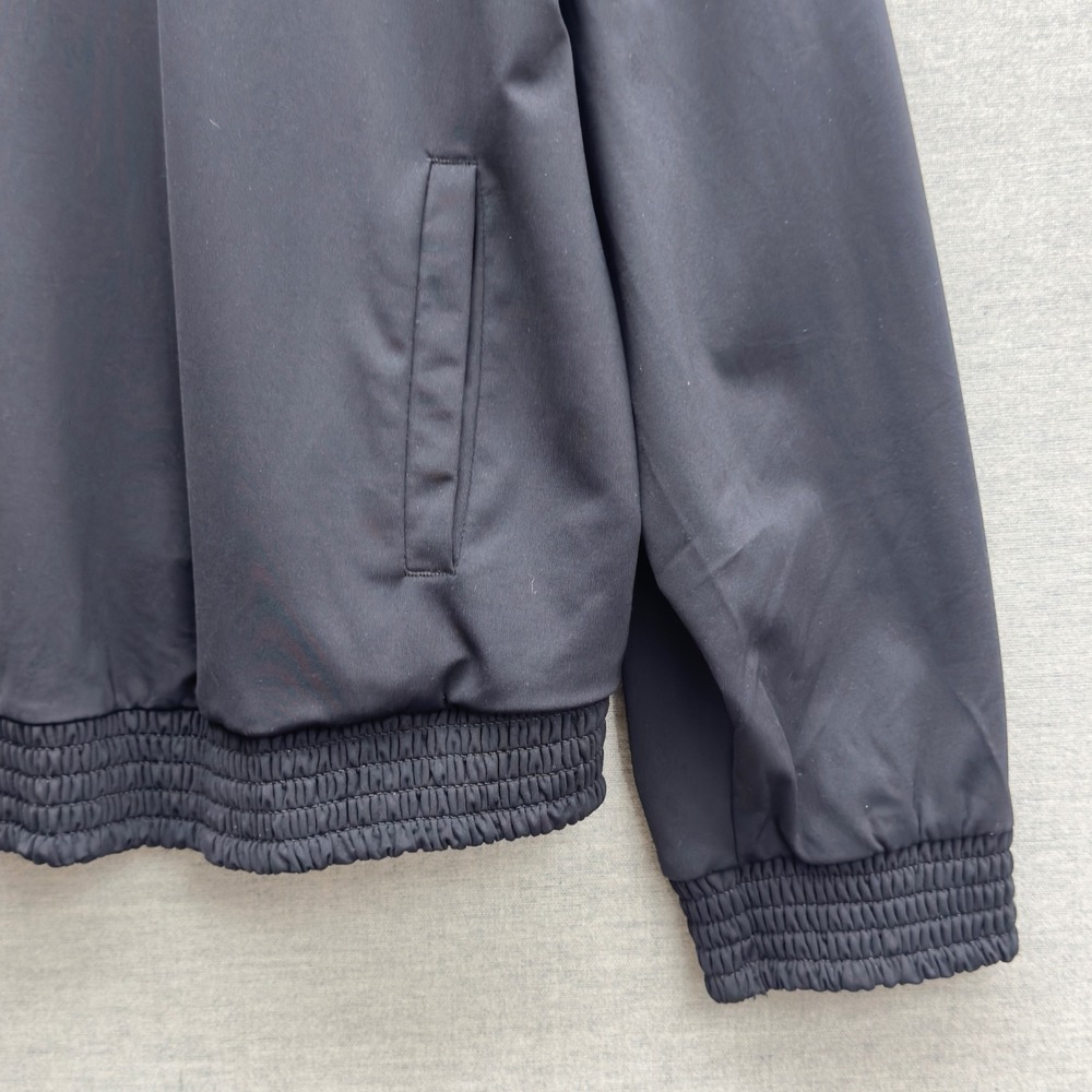 Soma Weekend Tech Knit Womens Black Bomber Jacket Full Zip Size XXL - Picture 3 of 4